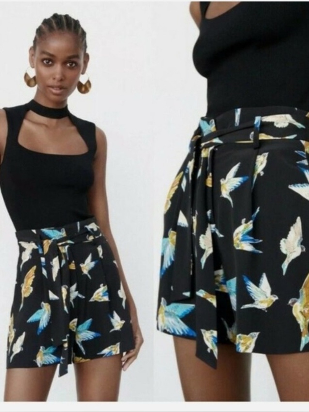 Zara Hummingbird Shorts